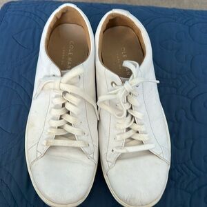 Cole Haan white leather sneakers size 8